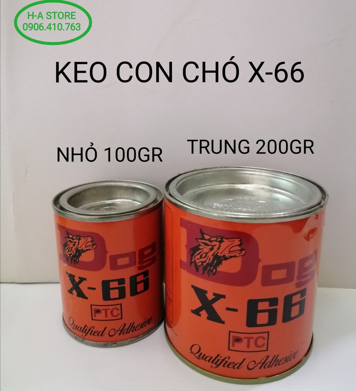 Keo con chó dán đa năng x-66 nhỏ 100gr/ trung 200gr