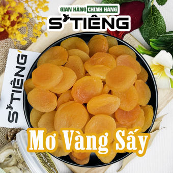 Mơ Vàng Sấy Dẻo Không Đường STIÊNG