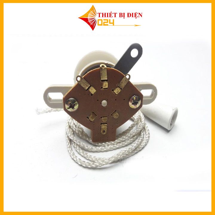 Công tắc quạt treo tường loại công tắc giật 3 số, công tắc số quạt treo tường