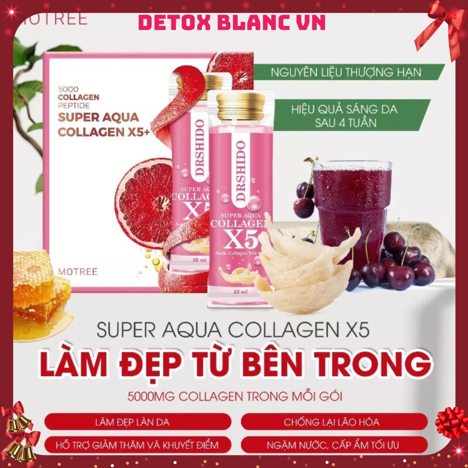 Combo 02 hộp collagen x5 super aqua dr shido