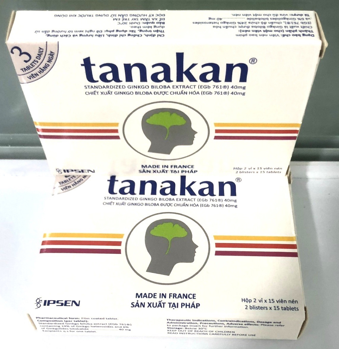 Tanakan - 2 vỉ x 15 viên/1 hộp