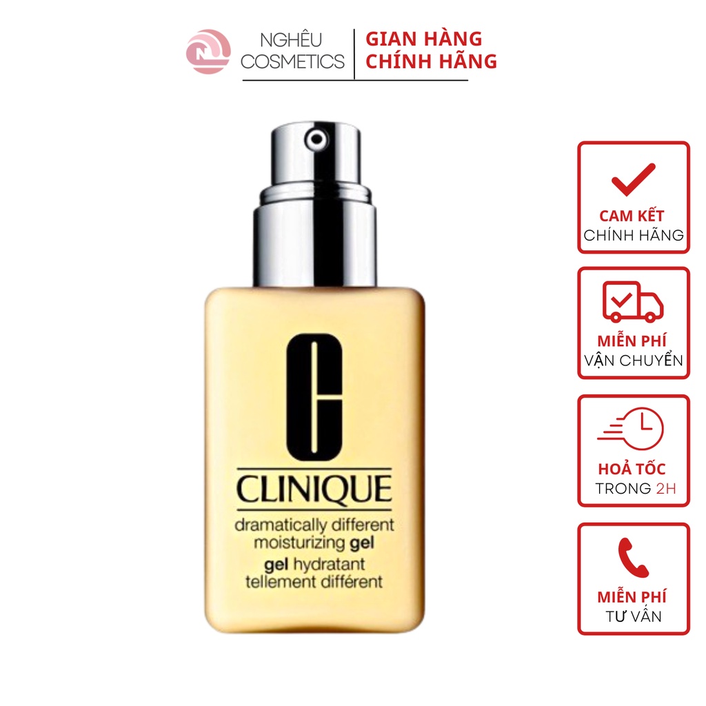 Kem dưỡng ẩm kiềm dầu clinique gel cho da dầu mụn 125ml
