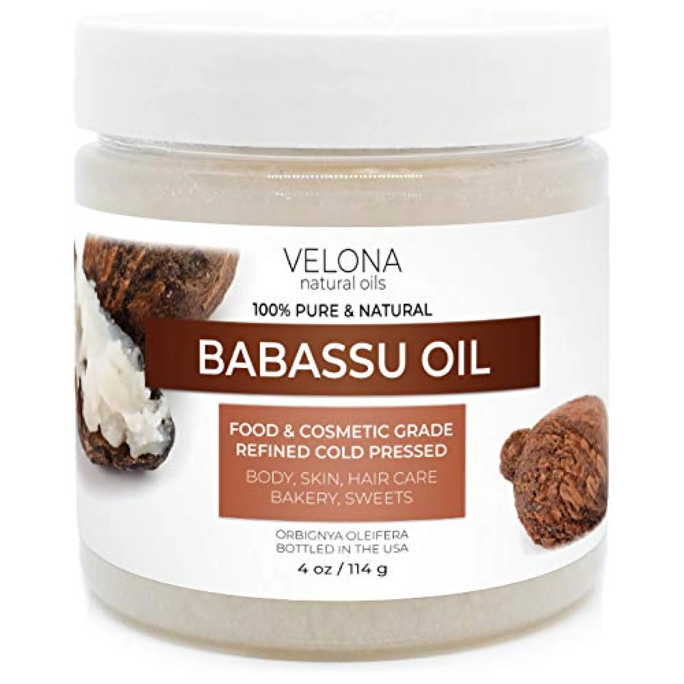 Babassu Oil By Velona 4 Oz 100 Pure And Natural Carrier Oil Refined Cold Pressed Face Hair Body Skin Care And Cooking Use Today Enjoy Results 4 Ounce Lazada Singapore