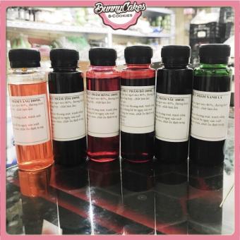 Màu Thực Phẩm - Tạo Màu Vàng, Đỏ, Xánh lá, Cam...Chai 100ml