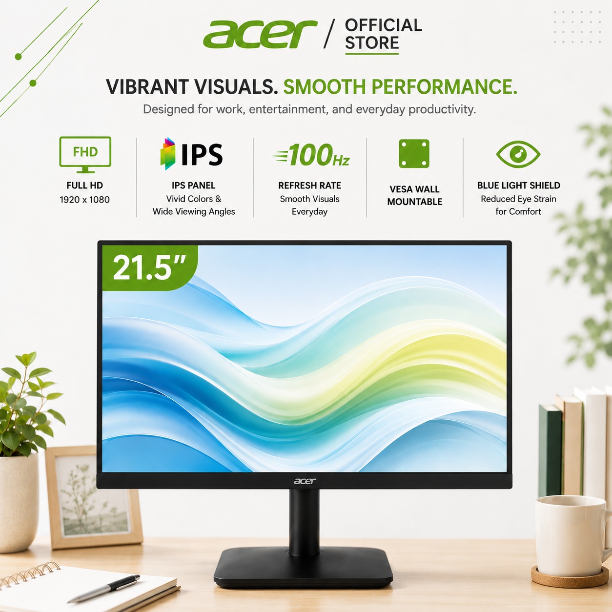 Acer KG251Q M3 24.5-Inch Full HD IPS Gaming Monitor with 180Hz