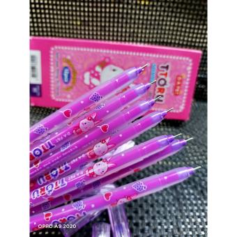 Hộp 12 cây bút gel nho mực tím Ttorru (hàng chuẩn Hàn Quốc)