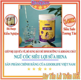 Ngũ Cốc Lợi Sữa, Ngũ Cốc Bà Bầu 500g Hena