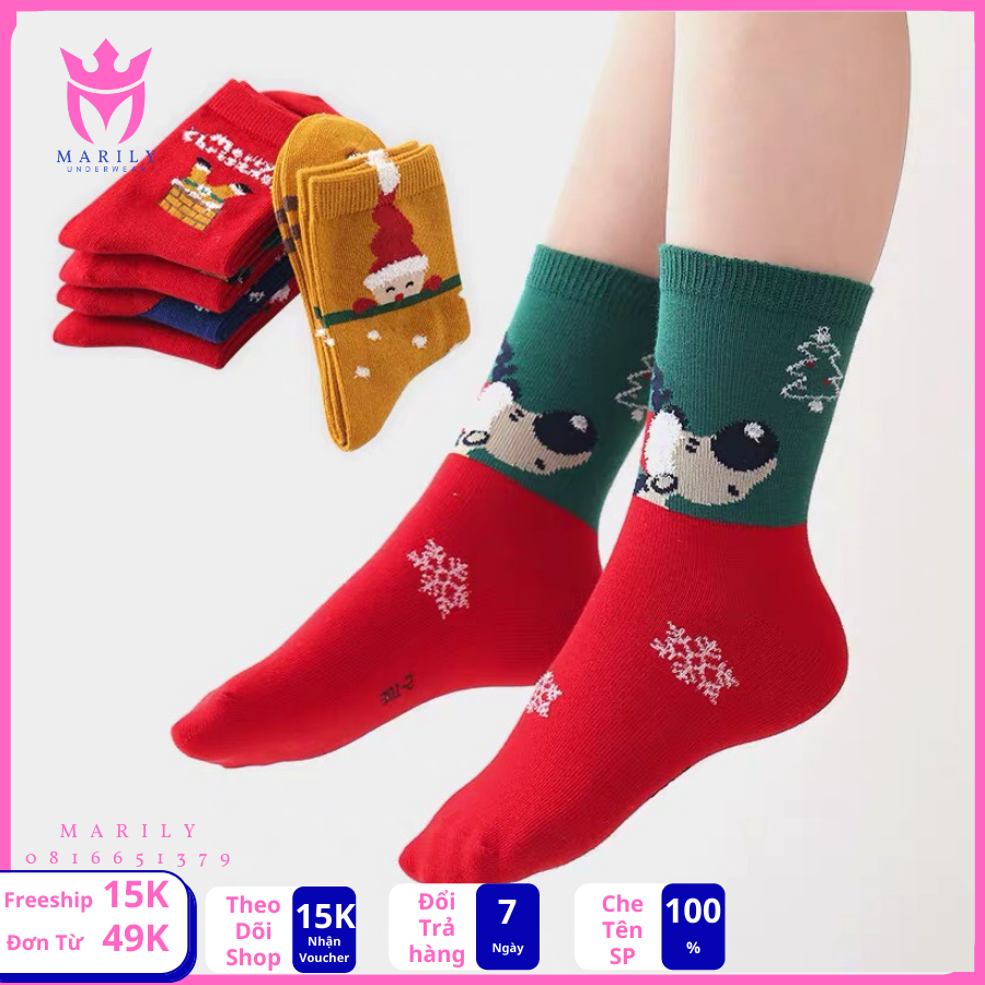 Tất Noel Cho Bé Từ 2 Đến 12 Tuổi Marily, Vớ Noel Bé Sơ Sinh Nam Và Nữ Mẫu Mới 2021