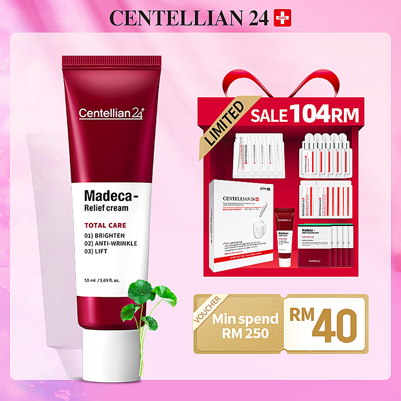 Gambar Centellian24 Krim Muka Pemutih Relief Cream Moisturizing Soothing Cream Improve Skin Elasticity Aim At Reddish And Suitable for sensitive skin Lock Skin Moisture 50ml