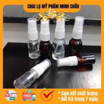 Chai lọ xịt phun sương thủy tinh 5ml/10ml - chai lọ chiết mỹ phẩm - lọ chiết nước hoa