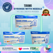 Terumo Syringe with Needle, Luer Lock Tip, Sterile, Non-Pyrogenic