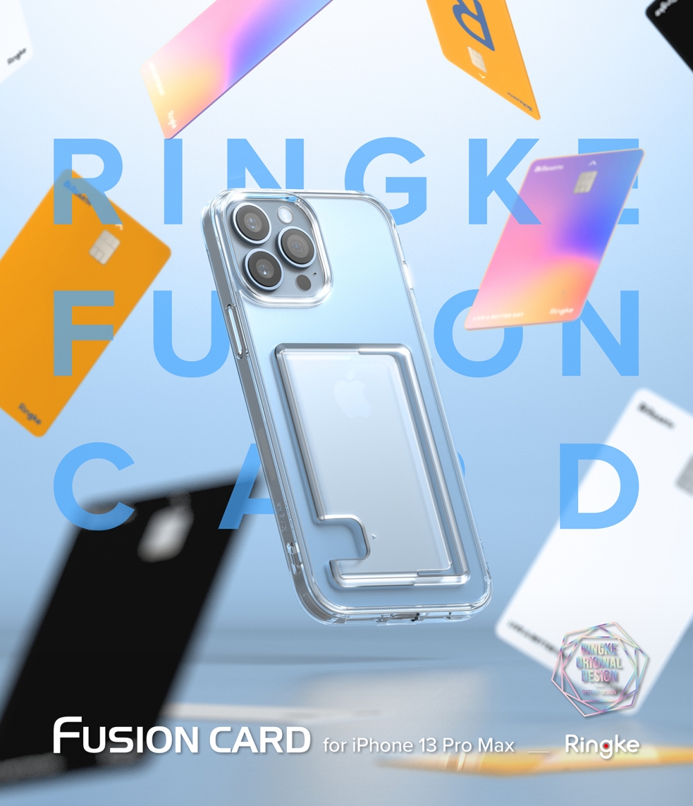 Ốp lưng iPhone 13 Pro Max Ringke Fusion Card Hàn Quốc