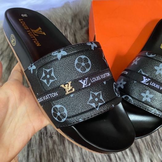 ☌◄✿  Dép LV nam cao cấp mới 🌟 dép nam quai ngang siêu bền (ảnh thật)