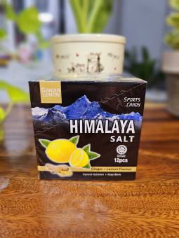 Kẹo chanh muối HIMALAYA vị Gừng- Hộp 12 gói nhỏ