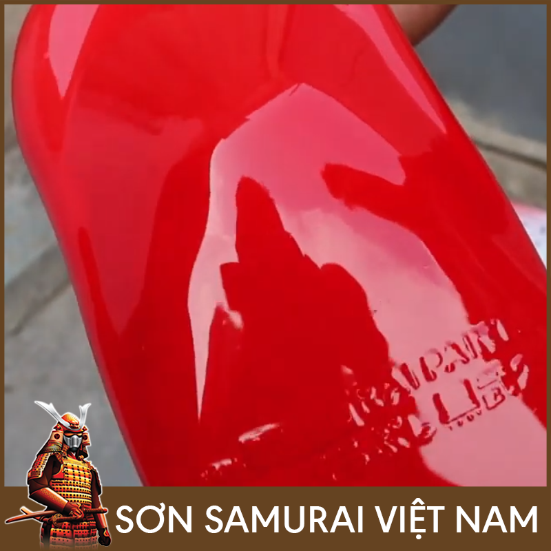 Chai sơn samurai màu đỏ Honda H722 - Sơn xịt samurai màu đỏ Honda