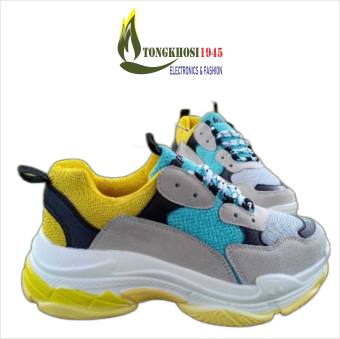 Giày Thể Thao Nam Nữ, Giày Balen Màu Vàng Xanh