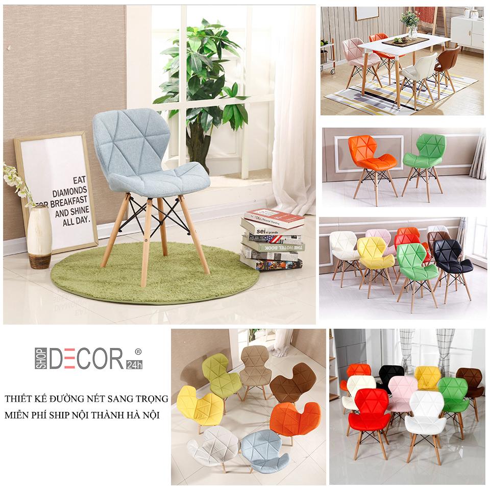 GHẾ ĂN CAFE EAMES RADIAN HỌA TIẾT KIM CƯƠNG- PK-G-104