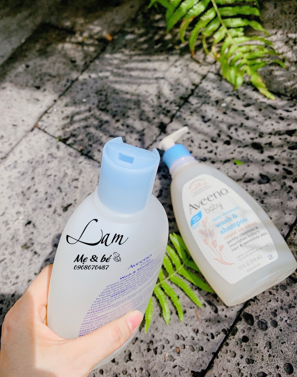 Sữa tắm gội chiết xuất yến mạch Aveeno Baby Wash & Shampoo