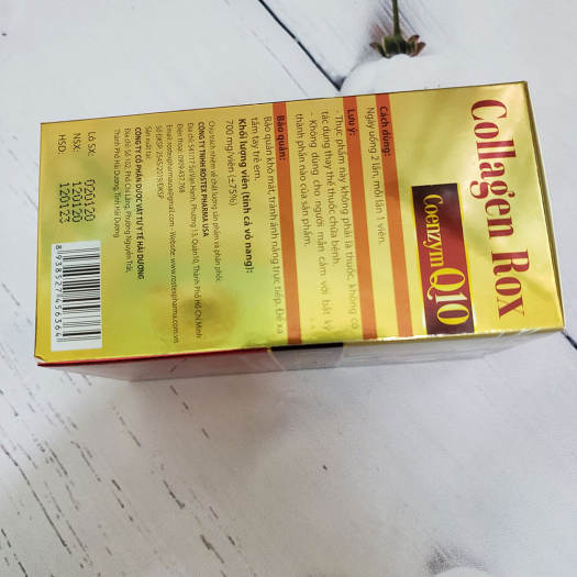 Collagen Rox giúp hạn chế lão hóa da, giúp da sáng mịn 60 viên