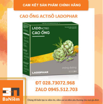 Cao Atiso nước dạng ống uống tuýp 10ml Actiso Ladophar Đà Lạt