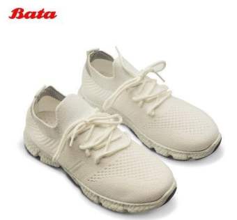Giày nữ sneaker màu trắng Thương hiệu Bata 559-1219