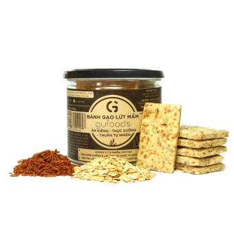Bánh Gạo Lứt Mầm GUfoods - Ăn Kiêng, Thực Dưỡng, Thuần Tự Nhiên