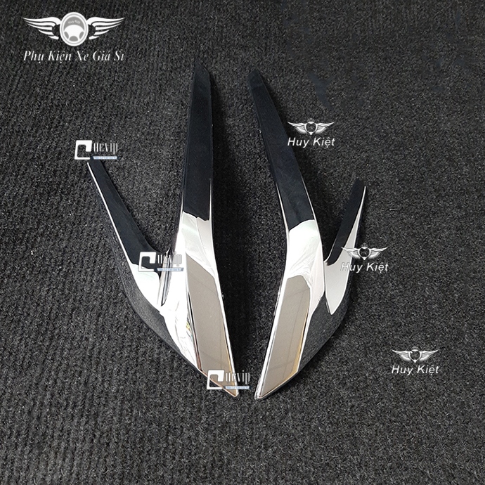 Viền Đèn Pha Vario 2018 - 2019 Xi Inox Cao Cấp MS1844