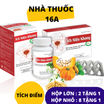 ÍCH NIỆU KHANG - HỖ TRỢ GIẢM TIỂU ĐÊM, TIỂU SÓN, TIỂU NHIỀU LẦN, TIỂU KHÔNG TỰ CHỦ, THẬN YẾU
