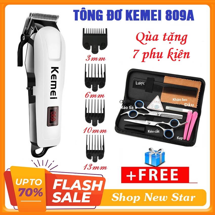 TÔNG ĐƠ CẮT TÓC KEMEI PRO KM-809A