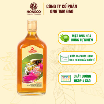 Mật ong hoa rừng Honeco 860g - Mật ong rừng nguyên chất khai thác tại núi rừng Tam Đảo