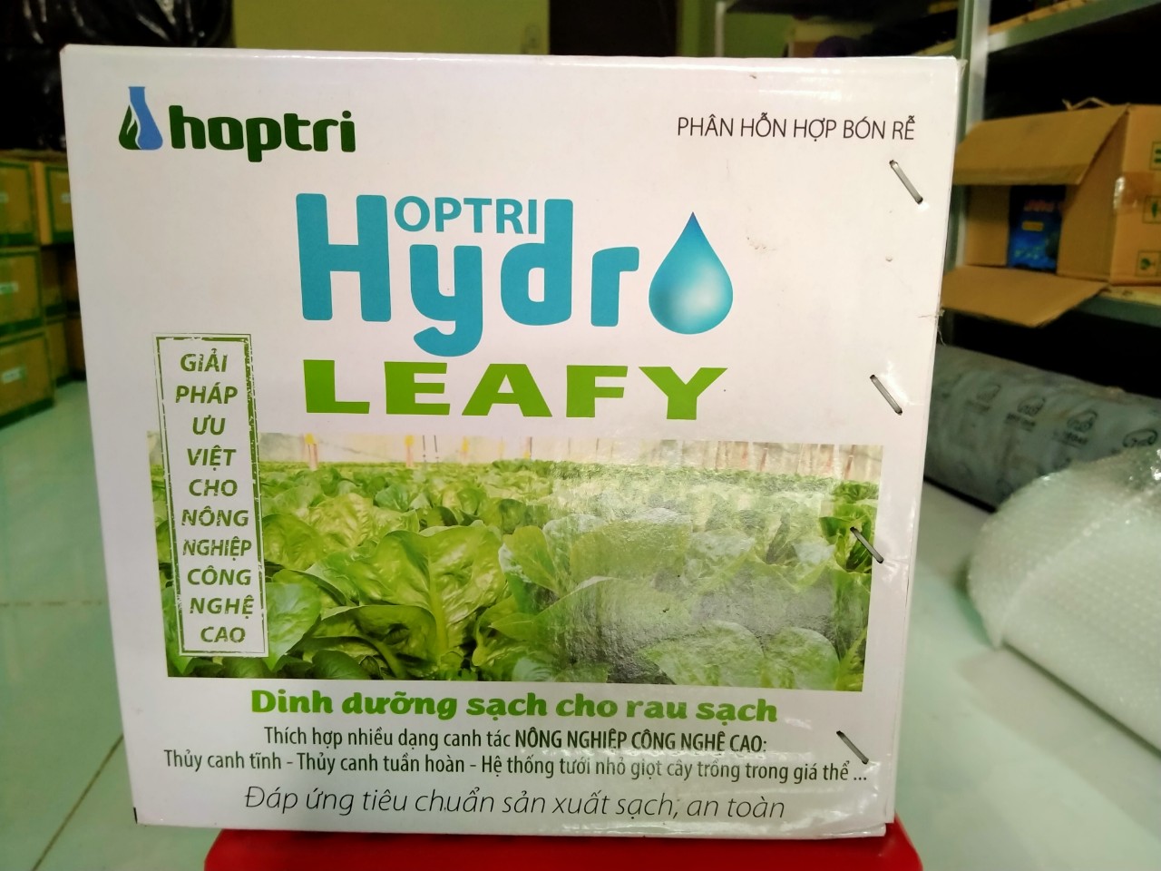 (Chiết Lẻ) Dinh Dưỡng Thủy Canh Hợp Trí Hydro Leafy Trồng Rau ăn lá 1kg A + 1kg B