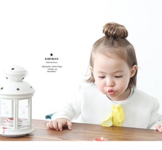 Tóc búi natra, búi trẻ em, tóc giả búi trẻ em, tóc giả trẻ em