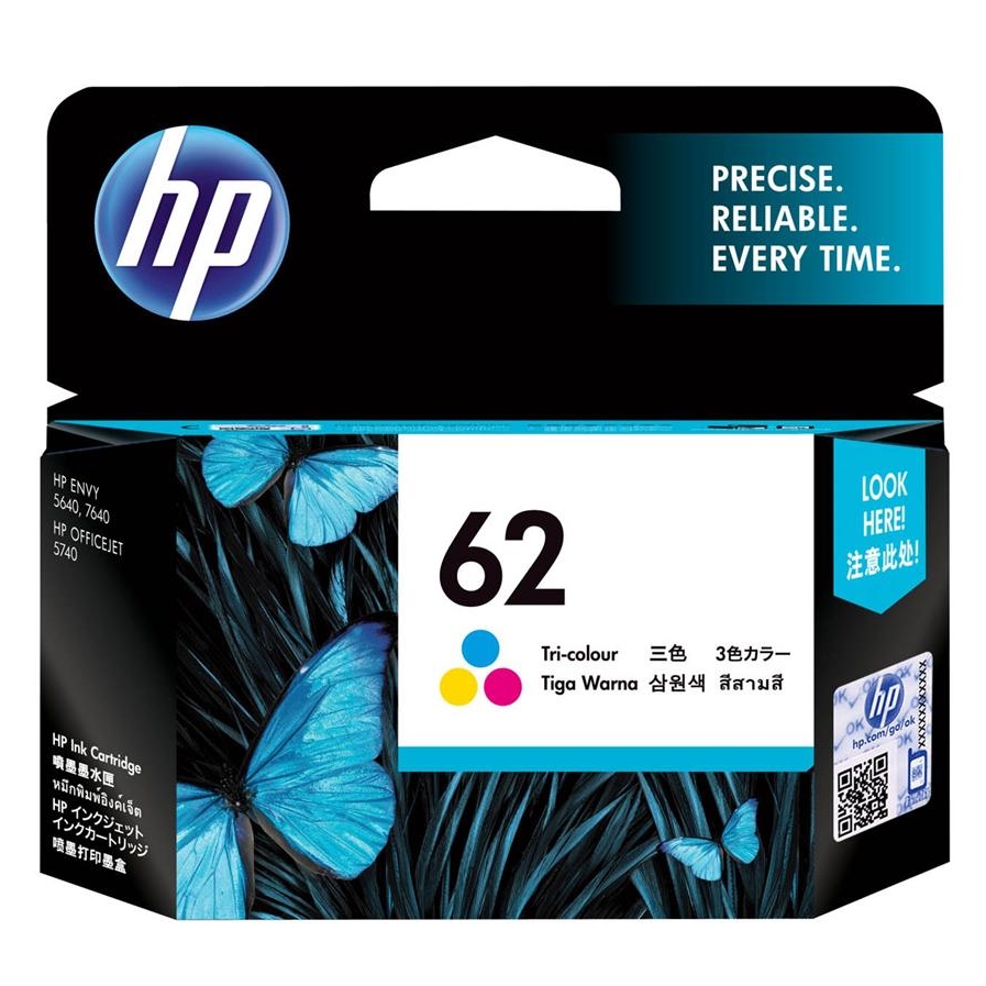 Mực in HP 62 Tri-color Original Ink Cartridge