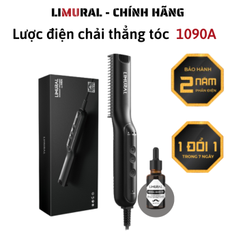 Lược điện đa năng 2IN1 LIMURAL thiết kế mini duỗi ép tạo kiểu tóc cho cả nam và nữ. Lược chải tóc siêu thẳng mượt.Chính hãng . Giá tốt
