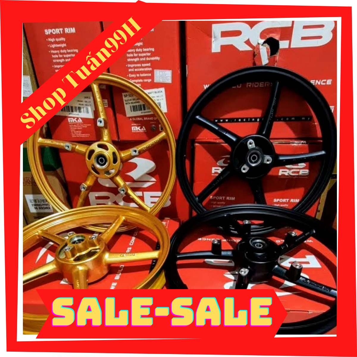 MÂM 5 CÂY CHÍNH HÃNG RCB DÀNH CHO RAIDER, SATRIA 150 BẢN 1.6 VÀ 1.85