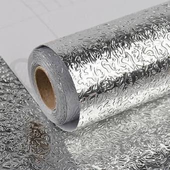 Cuộn 3 Mét Decal Giấy Dán Bếp Tráng Nhôm Cách Nhiệt (3 Mét Dài x 0.6 Mét Rộng)