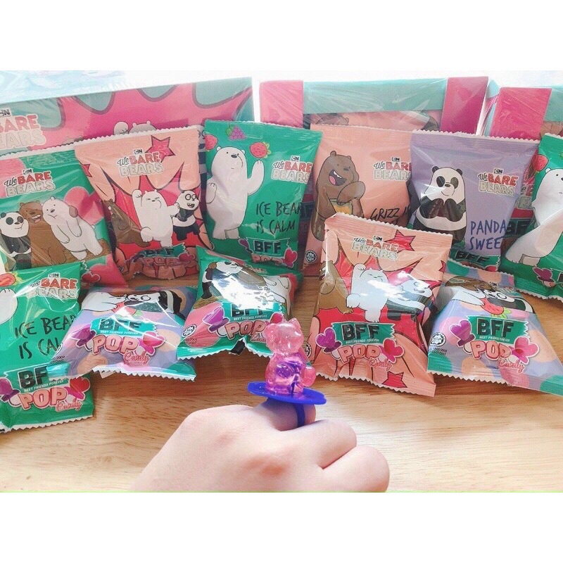 Kẹo nhẫn chú gấu bears thái lan