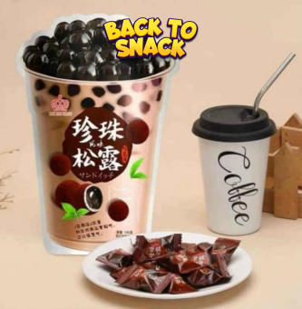 1 GÓI KẸO TRÀ SỮA CHÂN TRÂU 120G SIÊU TO - ĂN VẶT NỘI ĐỊA TRUNG QUỐC - BACK TO SNACK