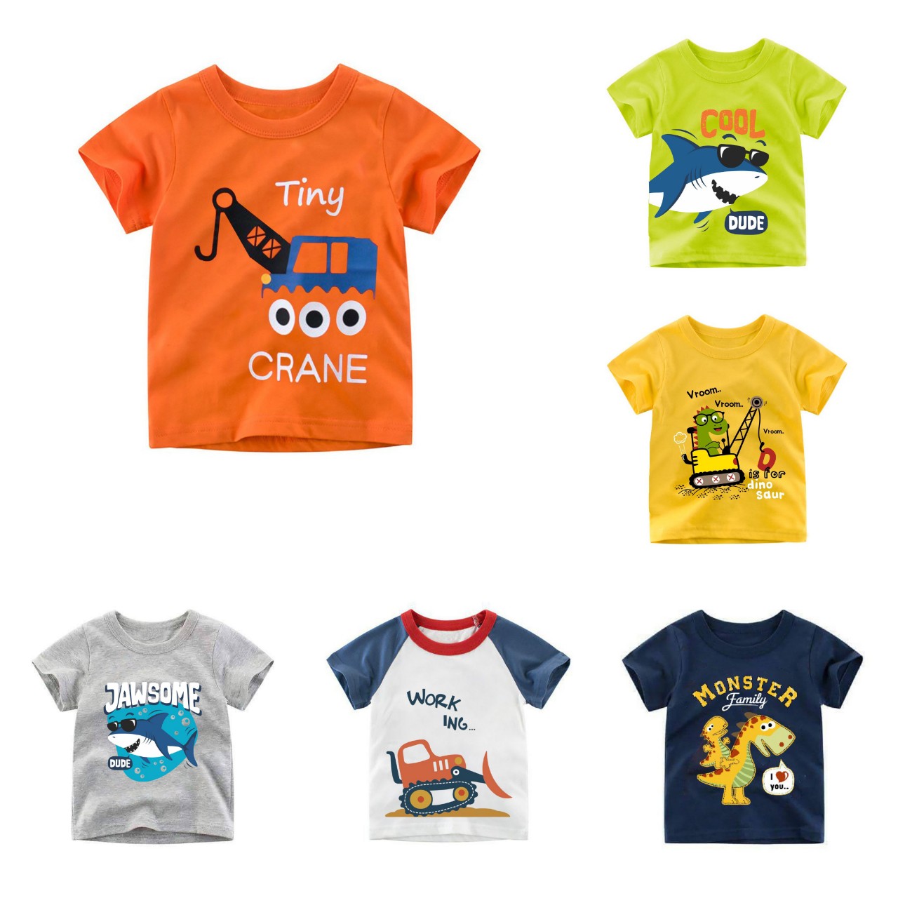 Áo phông cho bé- nhiều mẫu