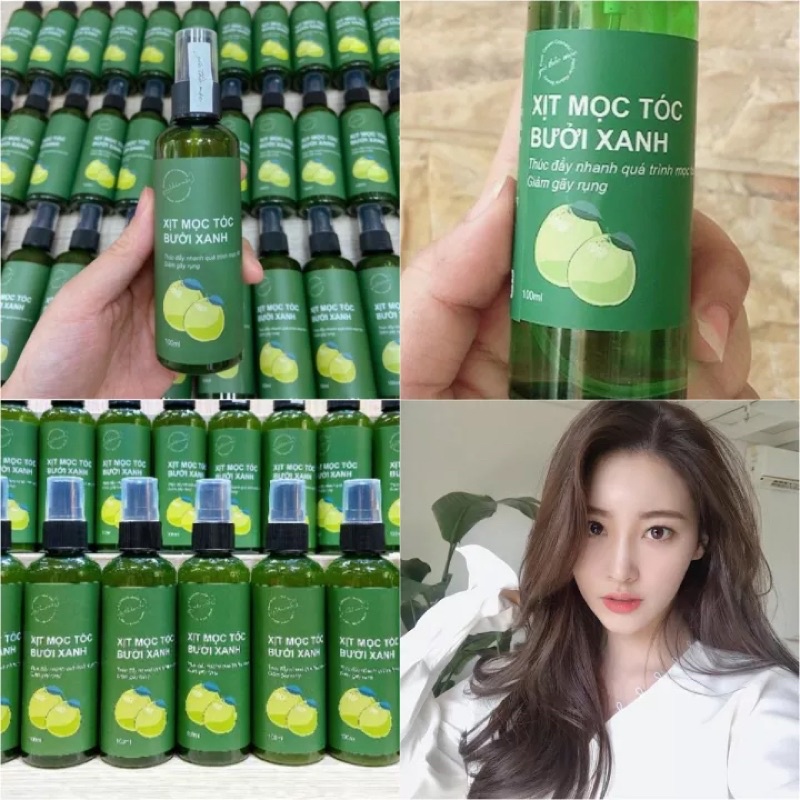 Tinh dầu xịt bưởi vijuly date mới 100ml kích mọc tóc nhanh