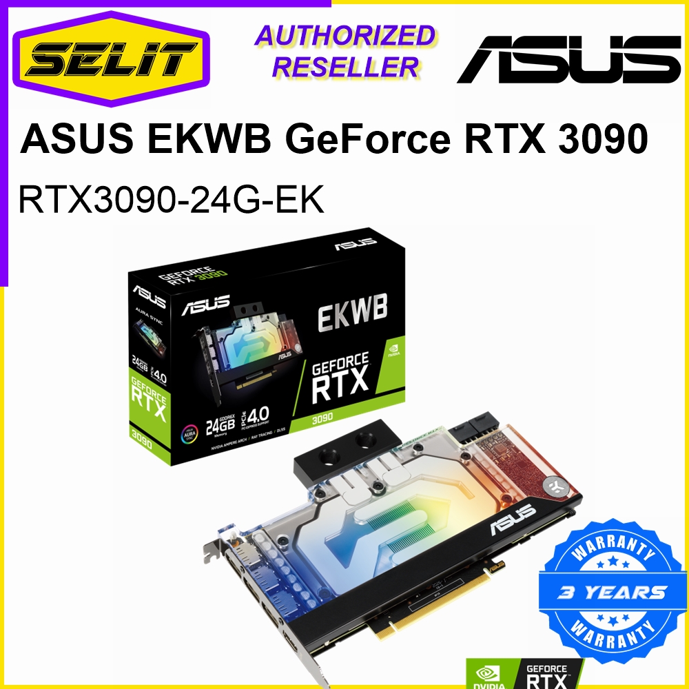 Rtx3090 24g Ek Asus Ekwb Geforce Rtx Asus Ekwb Geforce Rtx 3090