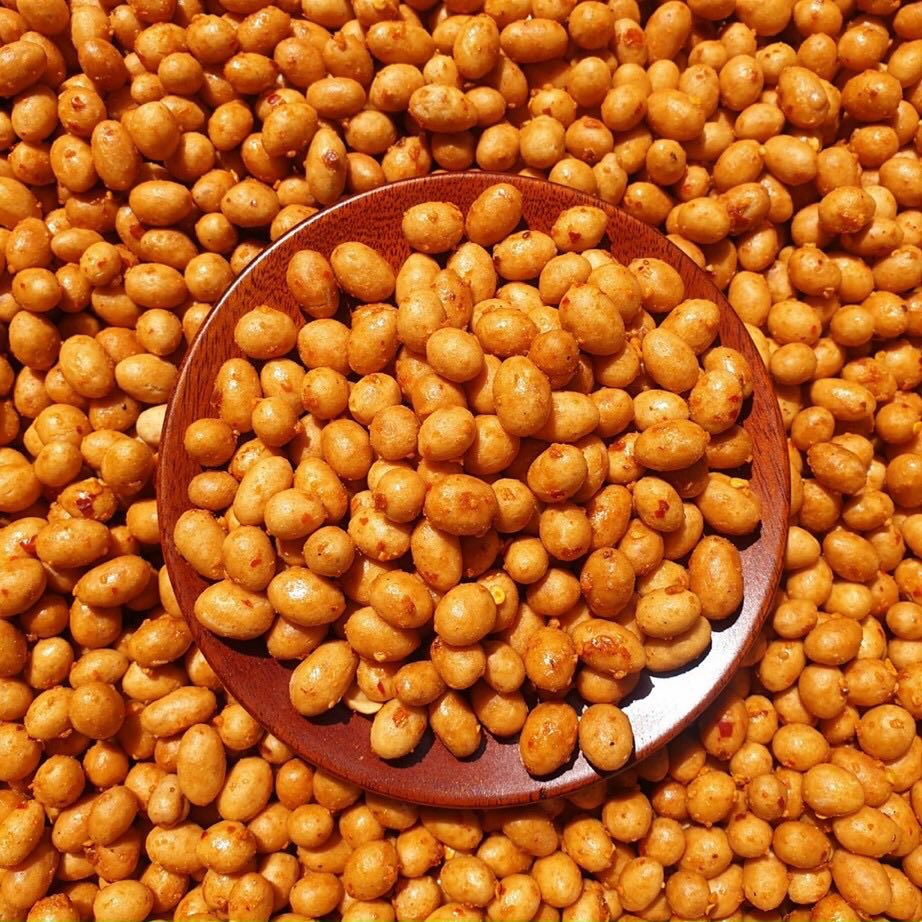 Đậu phộng rang tỏi ớt -loại 1 300gr- Hạt to- giòn ngon- đậm vị