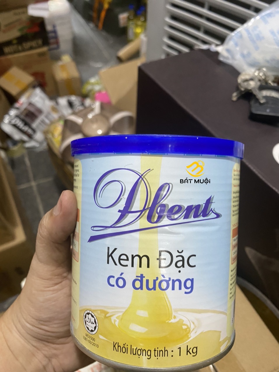 Sữa đặc có đường Dbent hộp thiếc 1kg - Tạp hóa Bát Muội