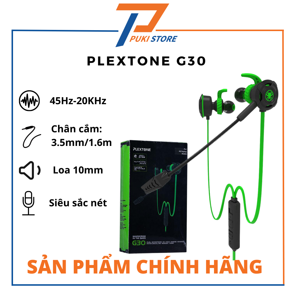 Tai nghe chuyên game thủ Plextone G30 - Tai nghe chơi game G30