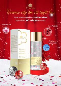 TONER CỐT TUYẾT HOA Blossom Blemish Essence Da TRẮNG HỒNG Magic Skin