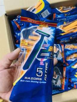 combo 2 bịch Dao cạo râu 2 lưỡi bịch 5 cây