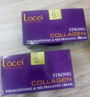 THUỐC DUỖI TÓC LACEI TÍM COLLAGEN Mini (Hũ 200ml x 2)