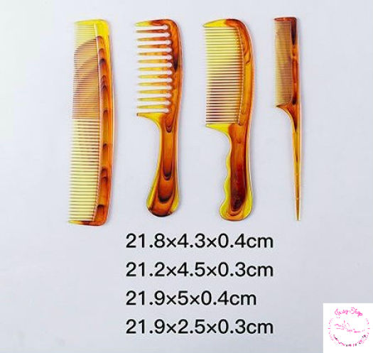 Combo 4 Cây Gương Lược Chải Tóc Tạo Kiểu Tóc Đa Dạng Cao Cấp Cho Nam Nữ