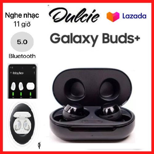 Tai nghe Bluetooth True Wireless Galaxy Buds+Plus ,Không Dây, Âm bass mạnh mẽ, Chống ồn ANC, Chuẩn âm thanh Studio 360 Audio, Dùng liên tục 8h, Kháng nước IPX7, Công nghệ Dolby Head Tracking, Tương thích Androi, IOS,Sang Trọng,Bảo Hành 2 Năm.