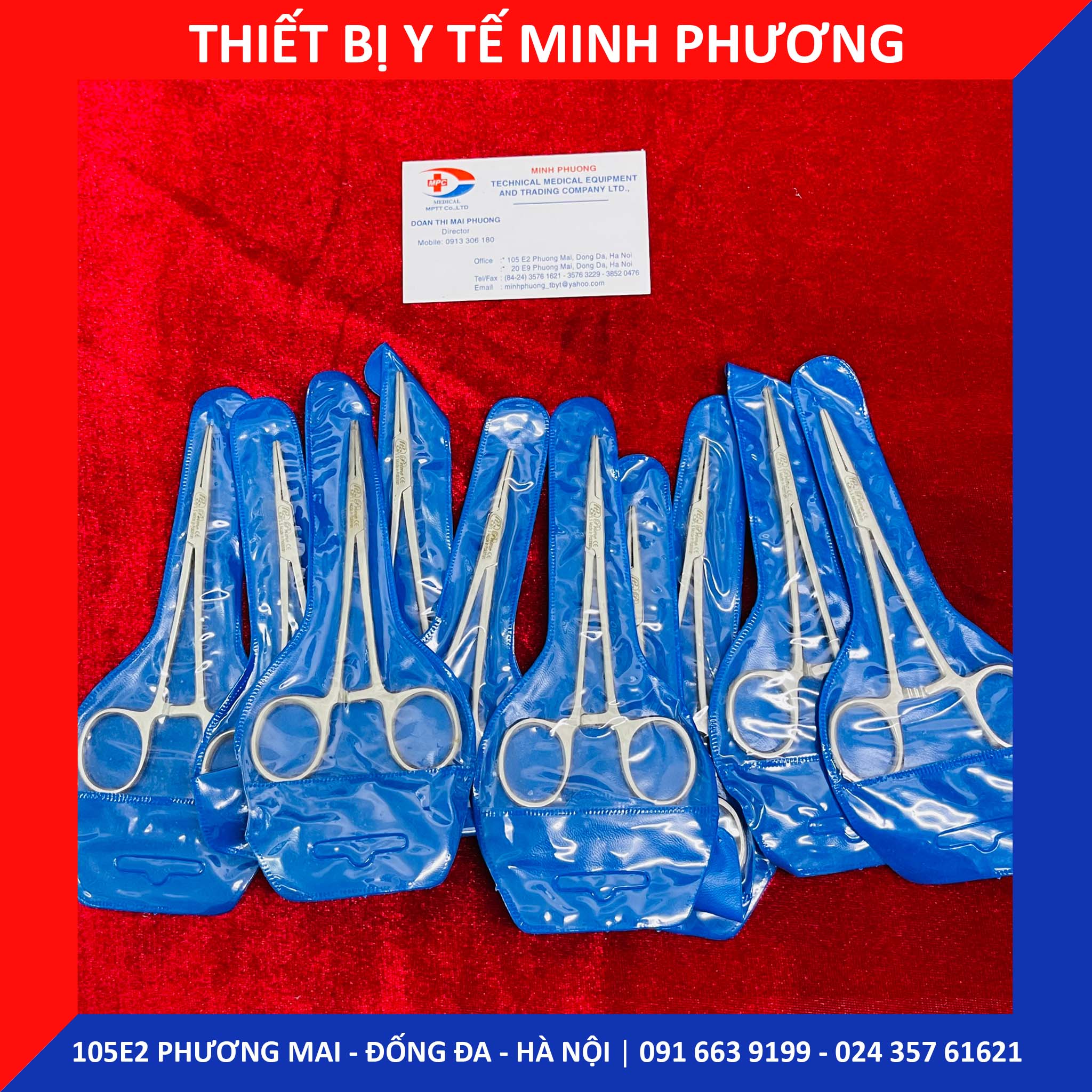 Panh thẳng y tế có mấu, không mấu Pakistan hàng tiêu chuẩn 12cm 14cm 16cm 18cm 20cm 22cm 25cm